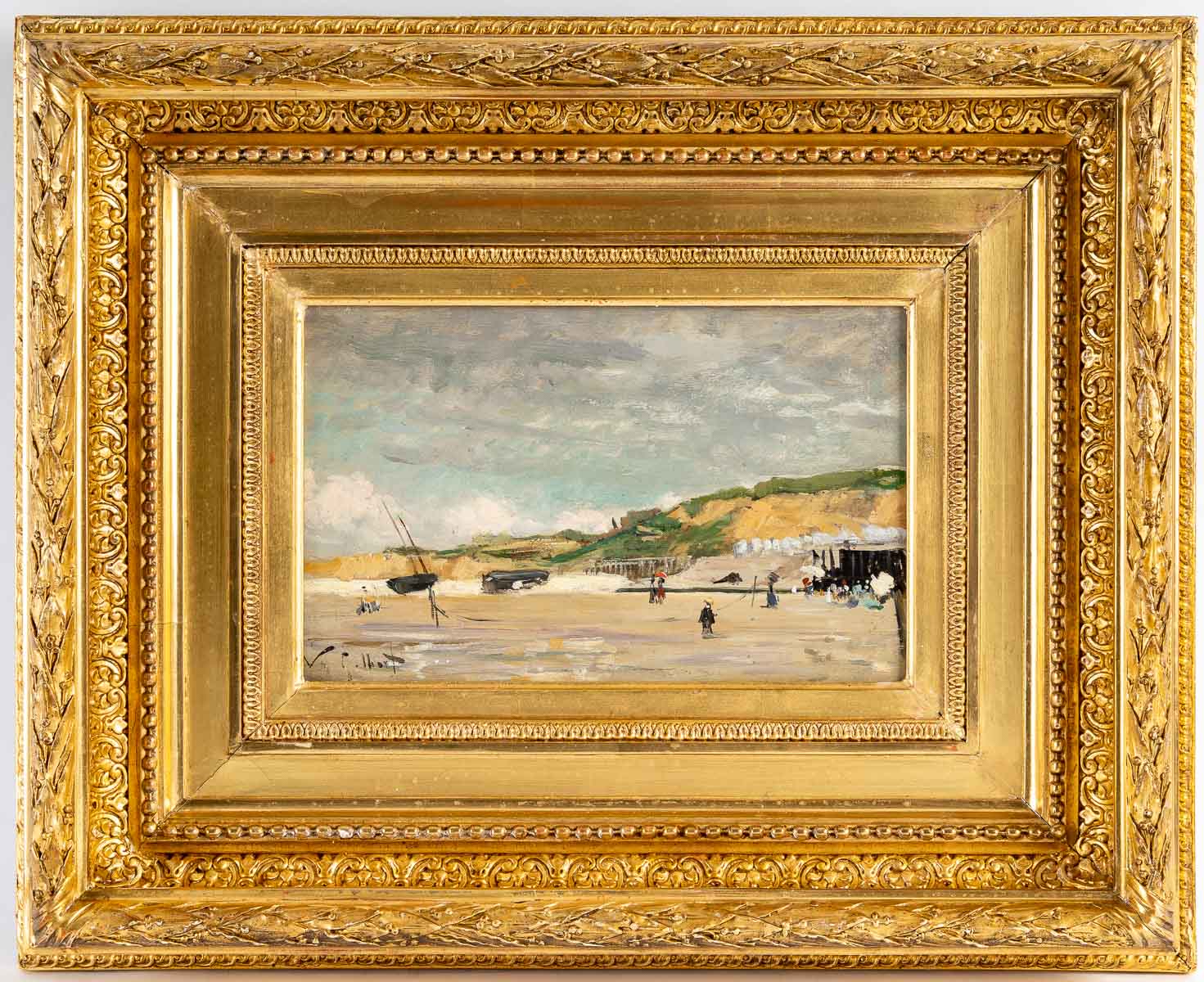 Victor GILBERT (1847 - 1935)scène de plage1