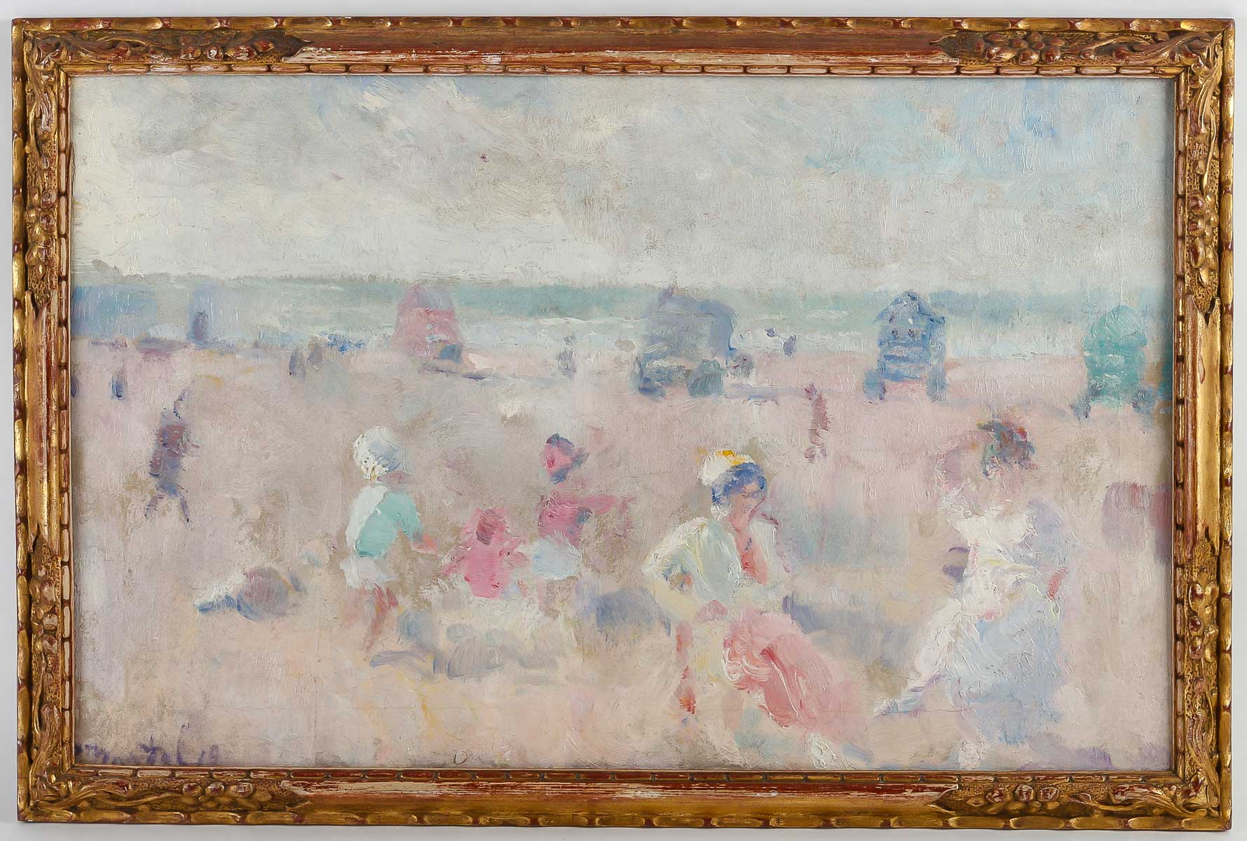 Jean MARTEL (1879-1944)Scène de plage