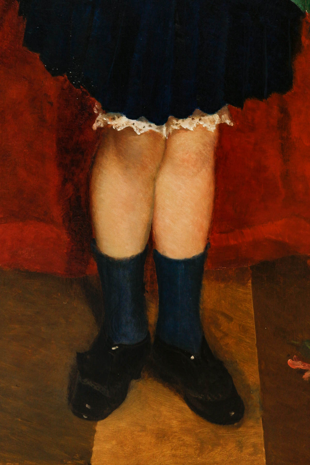 Victor DUYVER (1859 - 1939) Portrait de petite fille 6