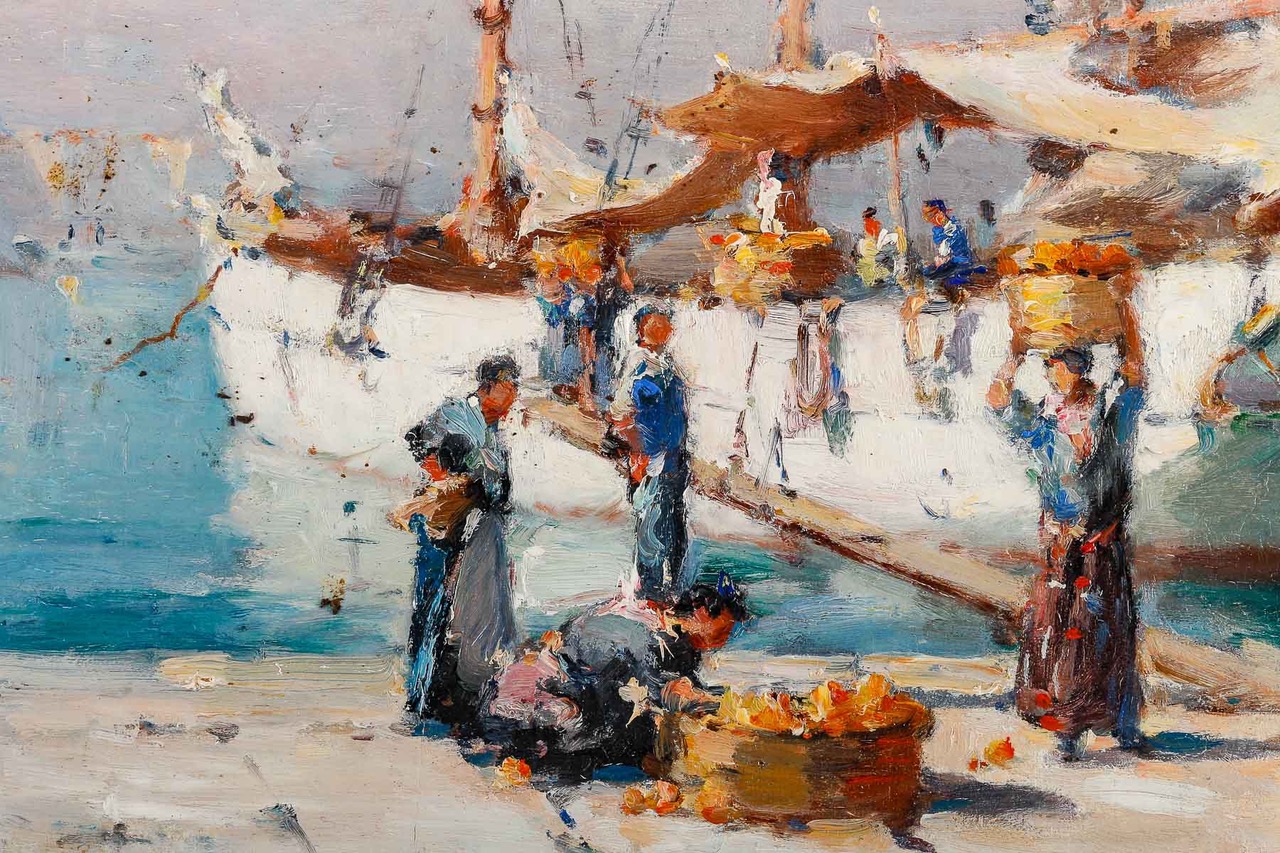 Gilbert GALLAND (1870-1956) le port de Marseille1