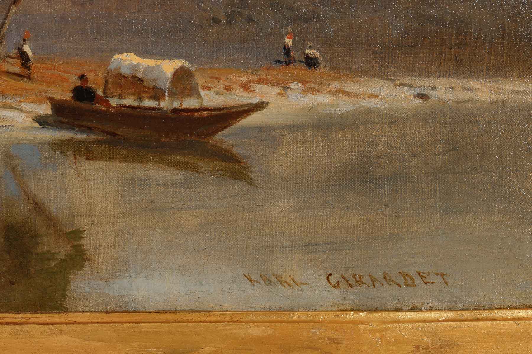 Karl GIRARDET (1813-1871) Le lac de Brienz 5