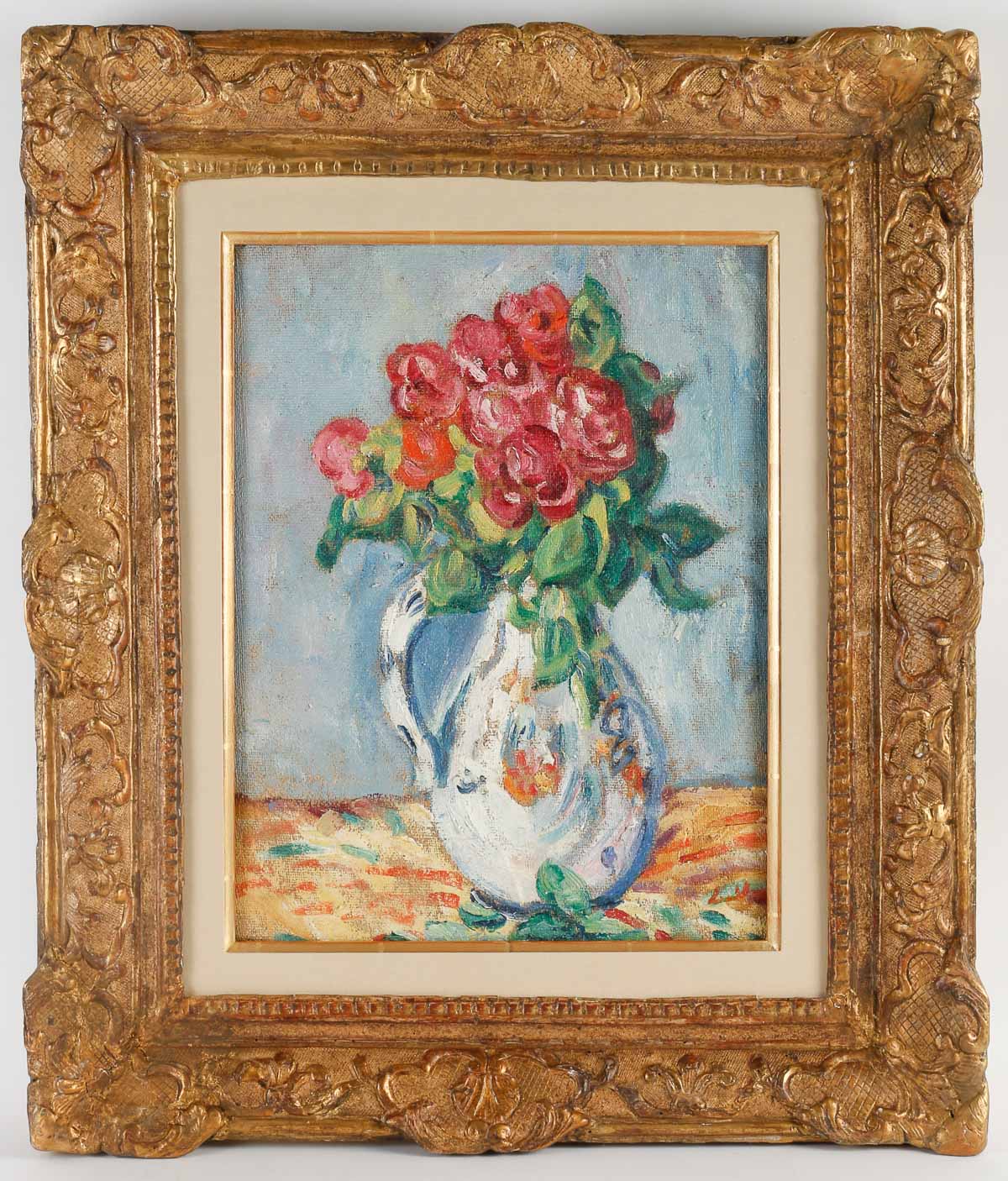 Louis VALTAT (1869 - 1952) Bouquet de fleurs cadre