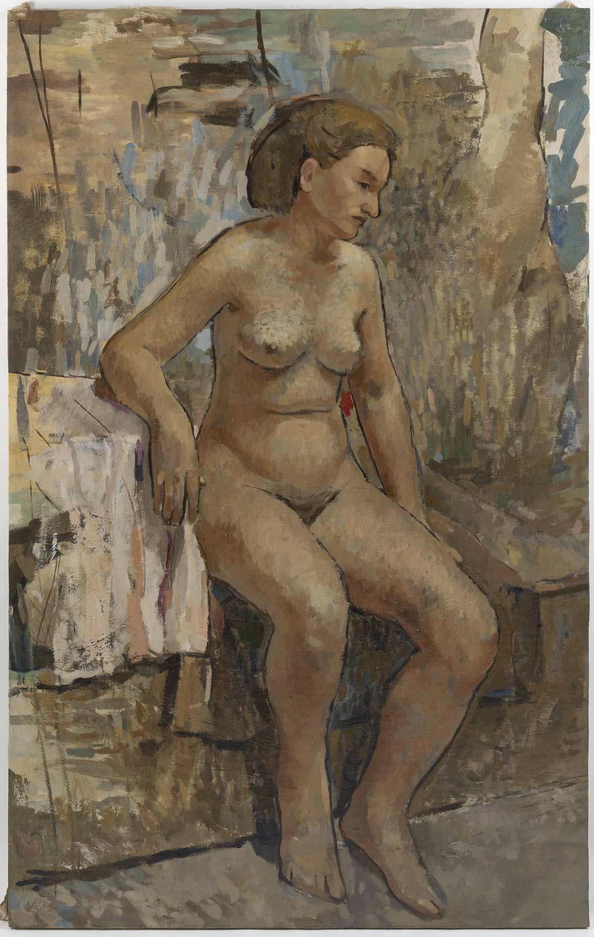 Attr. à Paul Emile COLIN ( 1867 - 1949 ) Nu