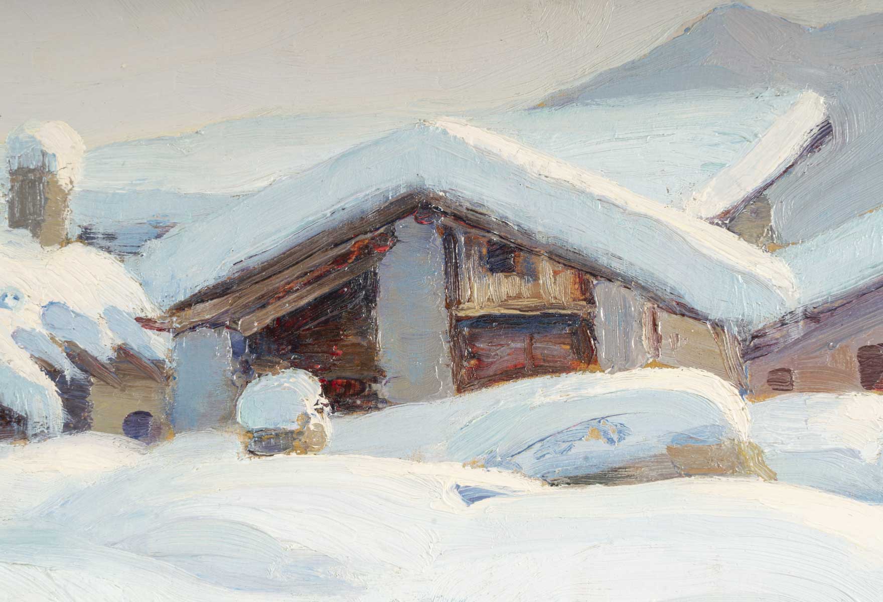 Jules Emile ZINGG (1882- 1942) Paysage de neige 3 Jules Emile ZINGG (1882- 1942) Paysage de neige 3