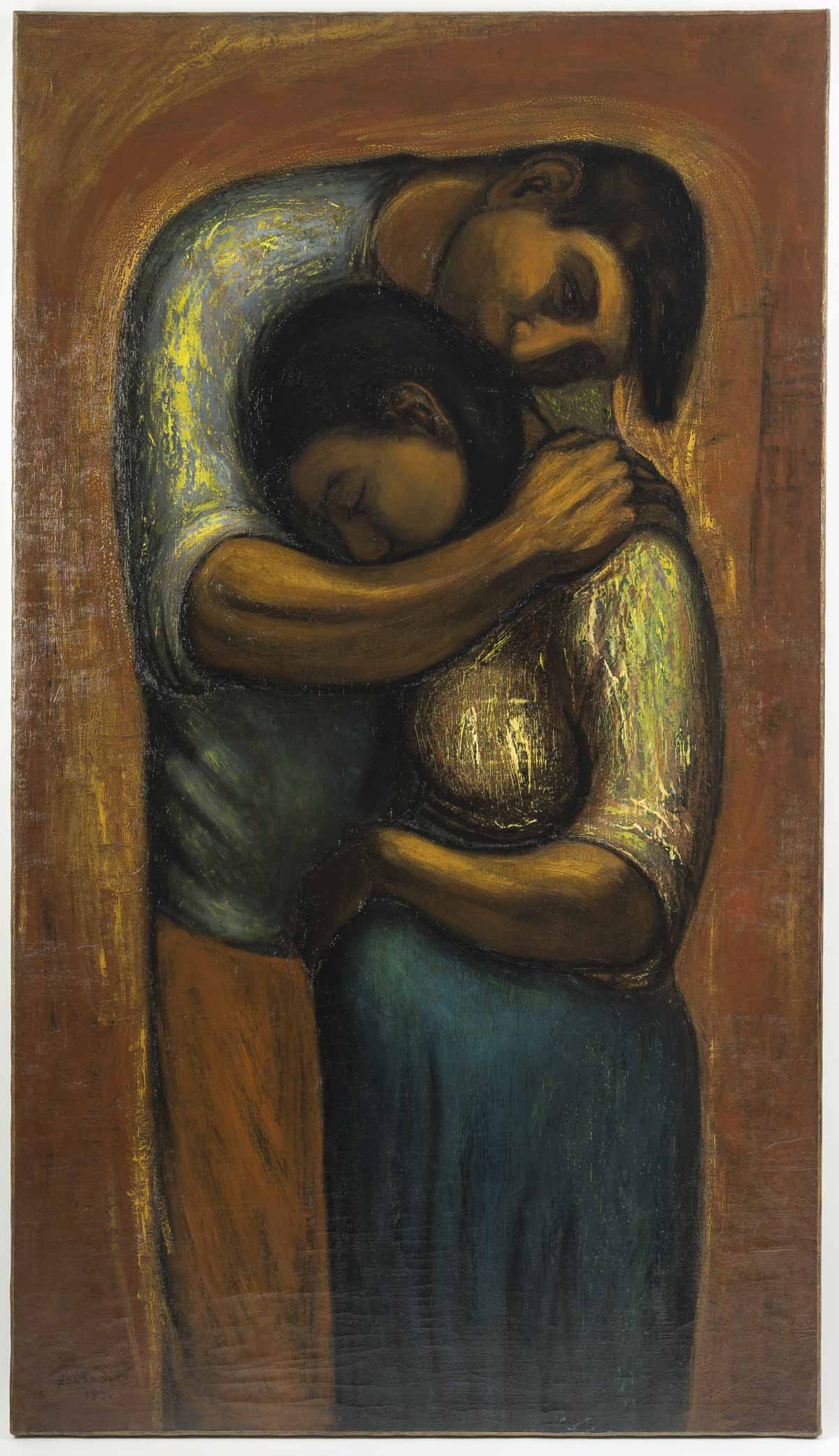 Noé CANJURA(1922-1970)L’étreinte 1