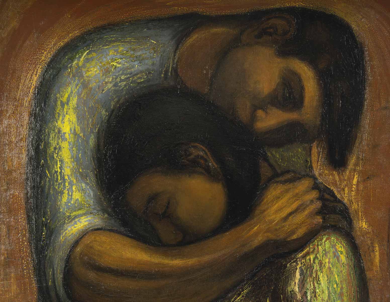 Noé CANJURA(1922-1970)L’étreinte 5 Noé CANJURA(1922-1970)L’étreinte 5