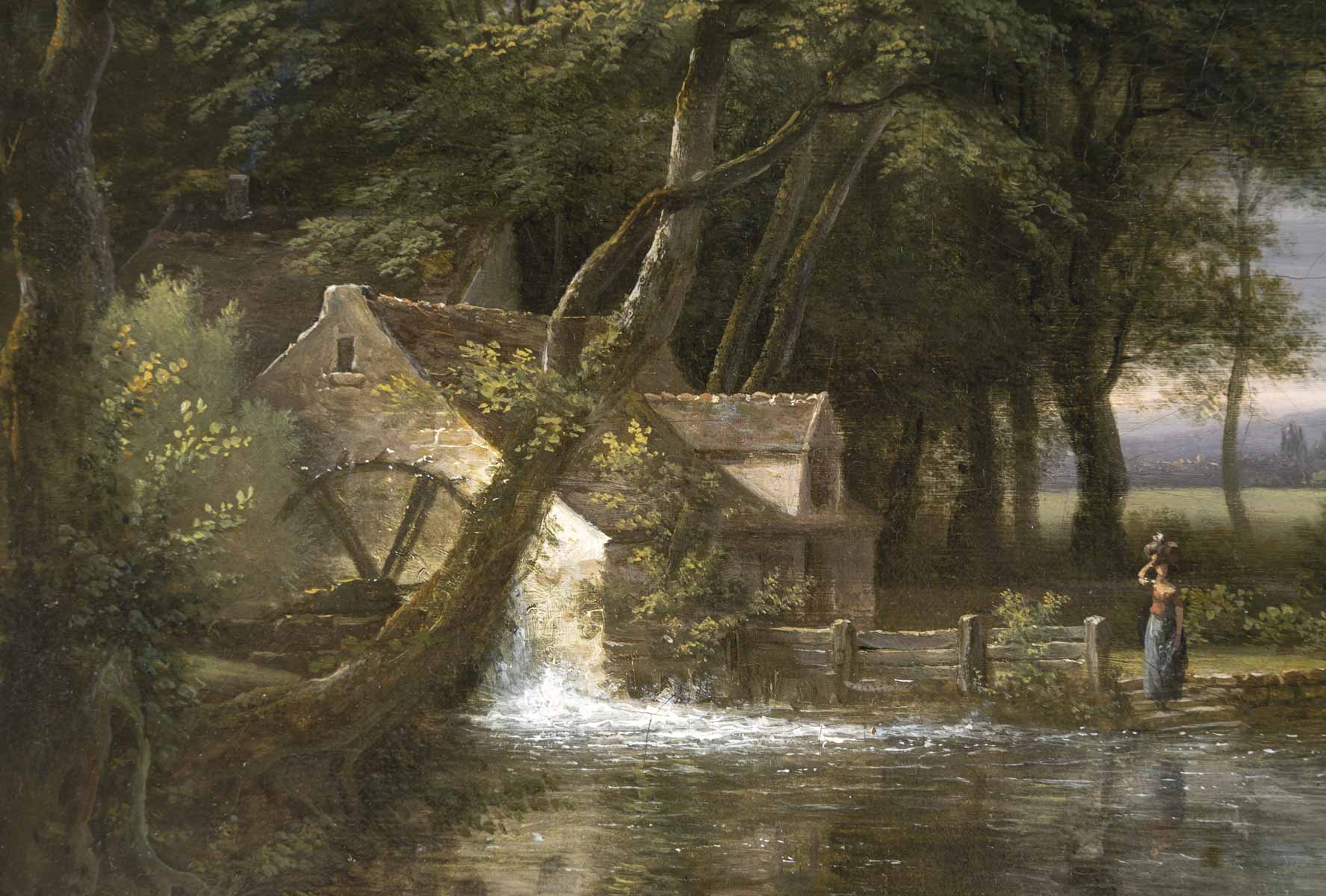 Louis Étienne WATELET (1780-1866) Paysage à la rivière 3 Louis Étienne WATELET (1780-1866) Paysage à la rivière 3