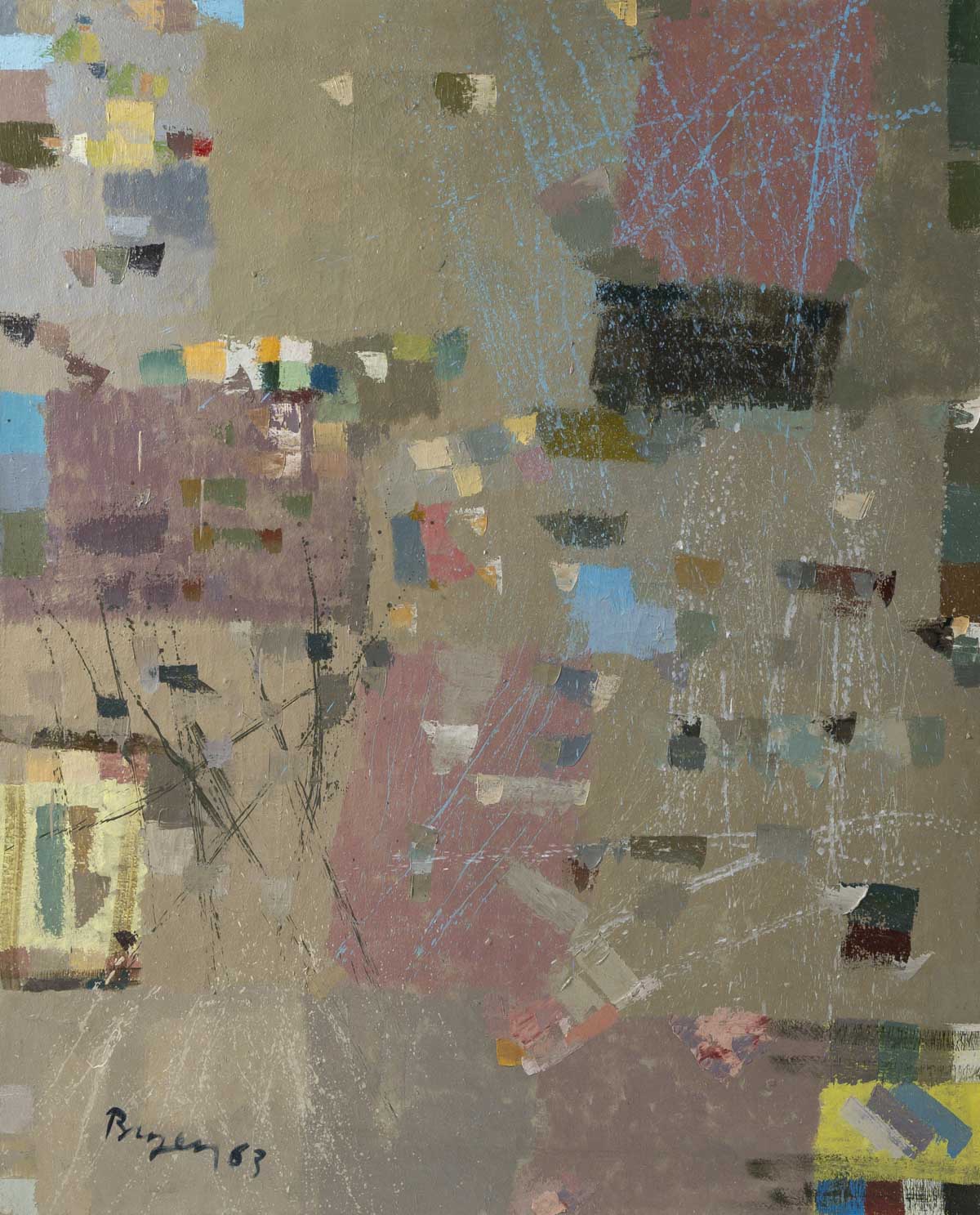 BRYEN Camille 1907 - 1977)Composition,1963